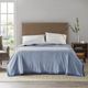 Olliix by True North by Sleep Philosophy Micro Fleece Blue Full/Queen Blanket-2