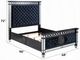 ACME Furniture Varian II Black/Dark Navy Queen Panel Bed-2