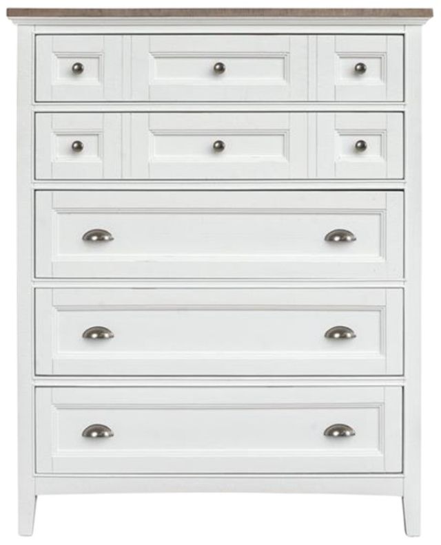 Magnussen Home® Heron Cove Chalk White/Dovetail Gray Chest-2