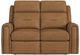 Flexsteel® Felix Toasted Almond Leather Power Reclining Loveseat with Power Headrest and Lumbar-3