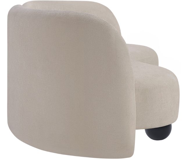 Meridian Furniture Daphne Beige Chenille Fabric Sofa-2