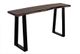 Porter International Designs Manzanita Midnight Gray Console Table with Black Architectural Base-3