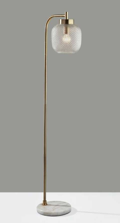 Adesso® Natasha White Floor Lamp-4