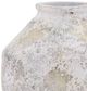 Dovetail Furniture Halina White Distressed Vase-3