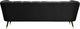 Meridian Furniture Beaumont Black Velvet Sofa-2