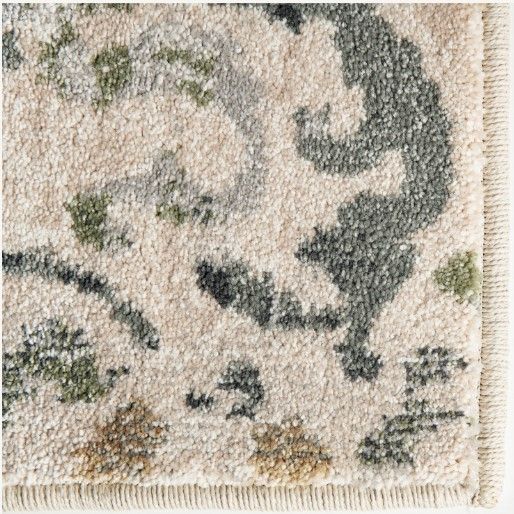 Orian Riverstone Mystic Garden Soft White 5'x8' Area Rug-1