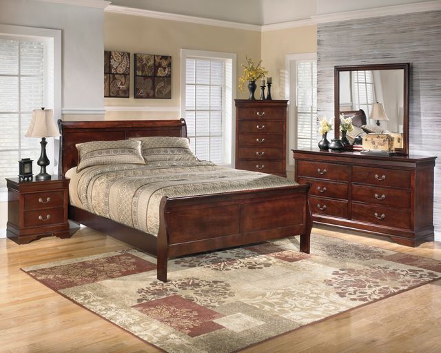 Signature Design by Ashley® Alisdair 5-Piece Dark Brown Queen Bedroom Set-0