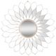 A & B Home Skyler Gold Bloom Mirror-0