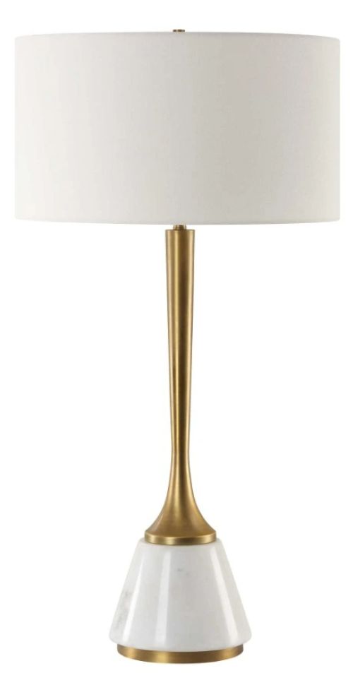 Uttermost® Avola White Table Lamp-0