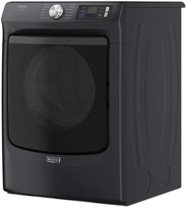Maytag® 7.4 Cu. Ft. Midnight Steel Front Load Gas Dryer -2