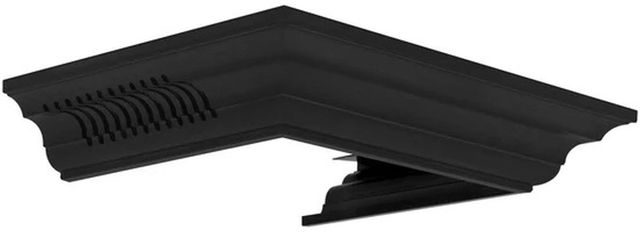 ZLINE Black Stainless Steel Crown Molding with Built-in Bluetooth Speakers-2