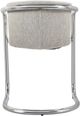 Moe's Home Collection Freeman 2-Piece Blended Cream/Chrome Frame Dining Chair Set-3