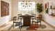 Coaster® Hamlyn 5-Piece Walnut/Wheat Dining Table Set-1