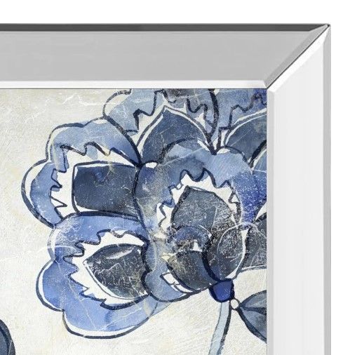 Classy Art Vintage Porcelain III by Chariklia Zarris Mirrored Frame Wall Art-1