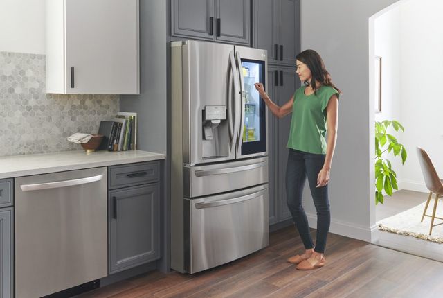 LG 36 in. 29.5 Cu. Ft. PrintProof™ Stainless Steel French Door Refrigerator with CraftIce™-10