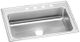 Elkay Lustertone® Classic Lustrous Satin 33" x 22" x 8" 4-Hole Single Bowl Drop-in Sink-0