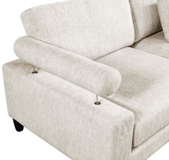 Homelegance® Robstown 6-Piece Beige Modular Sectional with Ottoman-4
