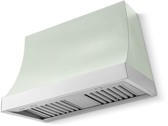 La Cornue Cornufé Marquee 44" Tapestry Wall Mounted Range Hood with Polished Chrome Trim-0