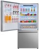 FORNO® Milano 62 in. 34.4 Cu. Ft. Stainless Steel Bottom Freezer Refrigerator-5