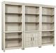 Aspenhome® Caraway Aged Ivory Door Bookcase-1