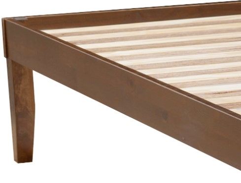 Powell® Portix Walnut Queen Simple Bed-1
