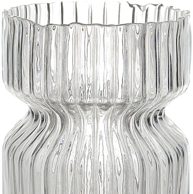Renwil® Gladys Clear Fluted Vase-3