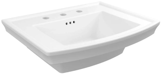 DXV Wyatt® Canvas White 24" Sink Top, 3-Hole-0