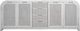 Elizabeth Ann Home Jennifer Off White/Rattan White Sideboard-1