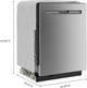 Maytag® 24" FingerPrint Resistant Stainless Steel Top Control Built-In Dishwasher with PowerBlast® Cycle-3