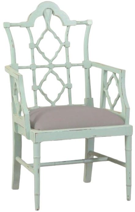 Bramble Customizable Chinois Arm Chair-0