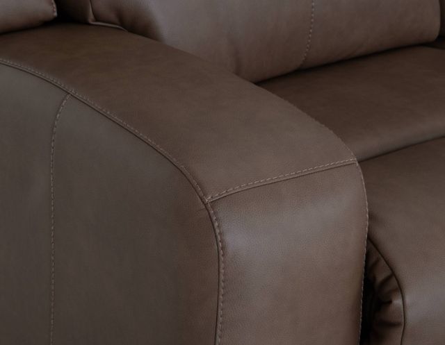 Franklin™ Winston Detroit Taupe Power Reclining Console Loveseat with Power Headrest-3