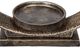 A & B Home 2-Piece Antique Gold Aluminum Ring Candle Holder Set-3