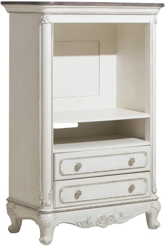 Homelegance® Cinderella White Armoire-0