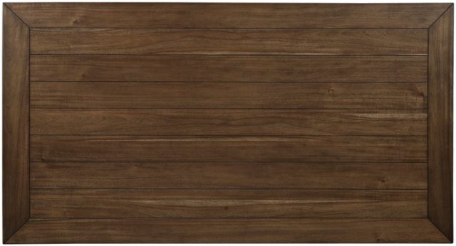 Mazin Furniture Tigard Cherry Top Dining Table with Gray Base-2