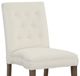 Fairfield® Customizable Entree Dining Straight Short Back Armless Stack Chair with Tobacco Legs-2