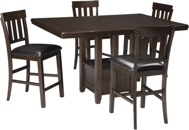 Signature Design by Ashley® Haddigan Dark Brown Counter Stool-3