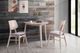 New Classic® Home Furnishings Oscar White Ash Corner Dining Table-1