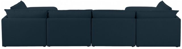 Meridian Furniture Mackenzie 6-Piece Navy Modular Sectional Set-3