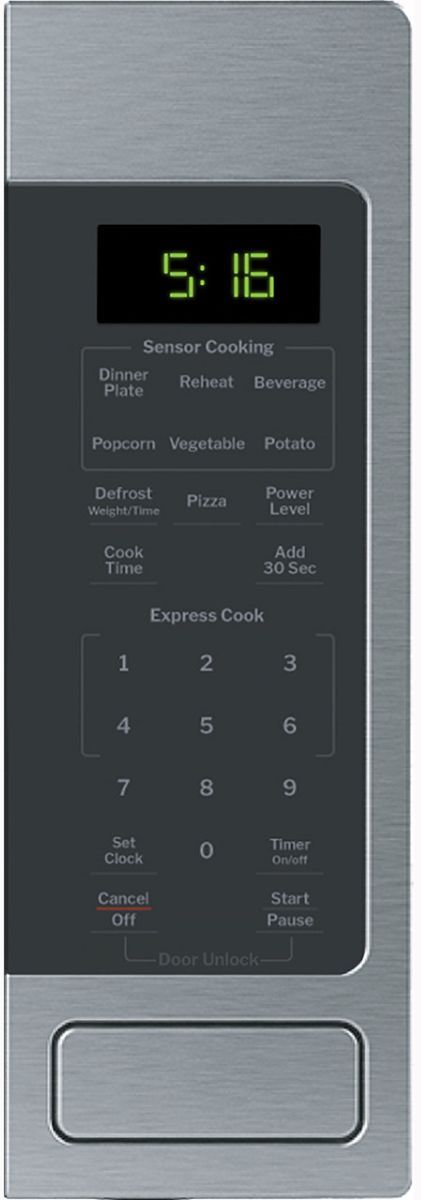 GE® 1.6 Cu. Ft. Stainless Steel Countertop Microwave-2