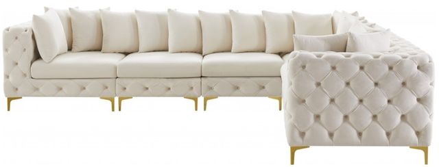Meridian Furniture Tremblay 6-Piece Cream Modular Sectional-1