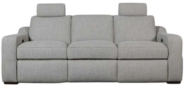Liberty Furniture Archer Hampstead Dove Power Footrest and Zero Wall Reclining Sofa-1