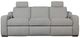 Liberty Furniture Archer Hampstead Dove Power Footrest and Zero Wall Reclining Sofa-1