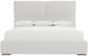 Bernhardt Casa Paros Playa/White 60" California King Upholstered Panel Bed-1