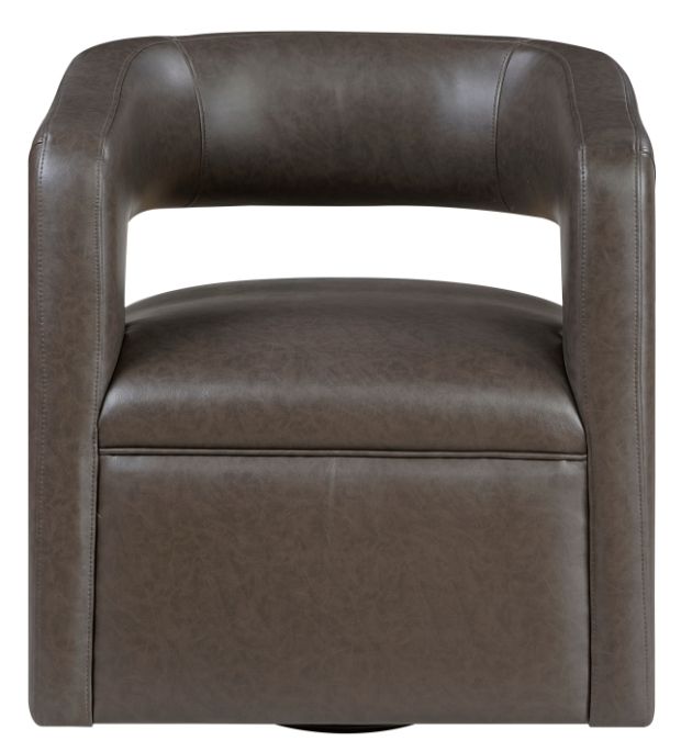 Homelegance® Sawyer Dark Coffee Swivel Chair-2