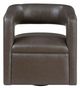 Homelegance® Sawyer Dark Coffee Swivel Chair-2