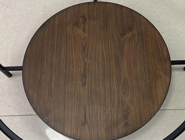 Riverside Furniture Felix Black Coffee Table with Brown Base-3