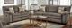 American Wholesale Furniture Tosh Pewter Manual Reclining Loveseat-1
