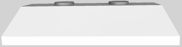 Vent-A-Hood® 60" White Wall Mounted Liner Insert-0