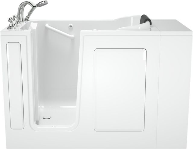 American Standard Premium Series White Alcove Walk-In Air Spa Tub-0