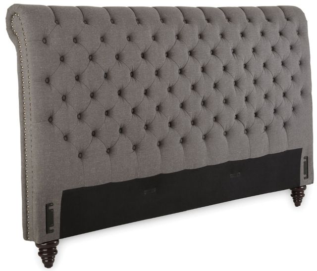 Steve Silver Co. Swanson Gray King Upholstered Bed-2